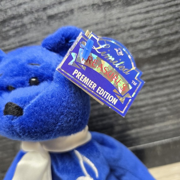 Limited Treasures Elvis Bear Blue Beanie Plush Premier Edition 9in - #546 - Rare - Picture 2 of 12